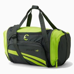 Procat by Puma Black and Neon Green Duffel Bag